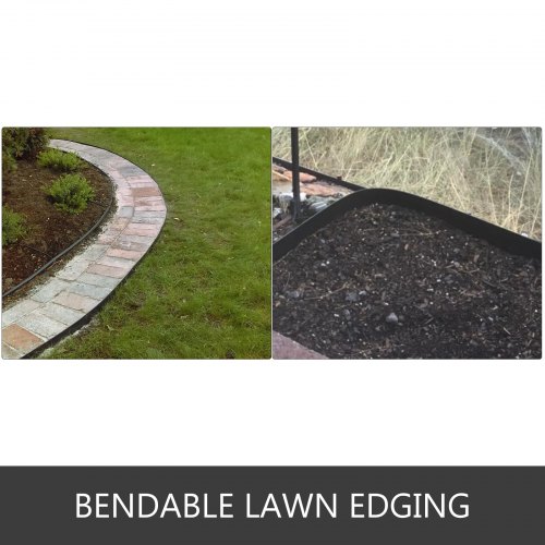 VEVOR Steel Landscape Edging 40 x 8 Inch，Steel Edging 6pcs，Steel Garden
