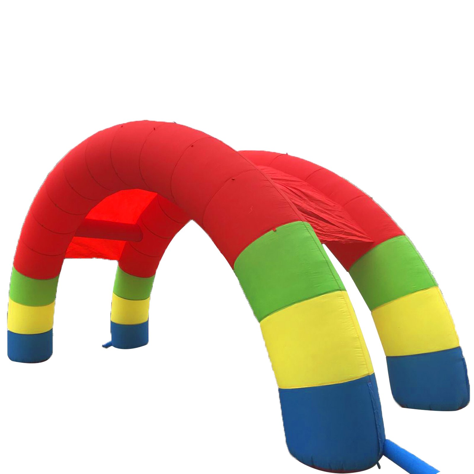 VEVOR Twin Arches, 26ft X 13ft Inflatable Rainbow Arch, with 370W ...