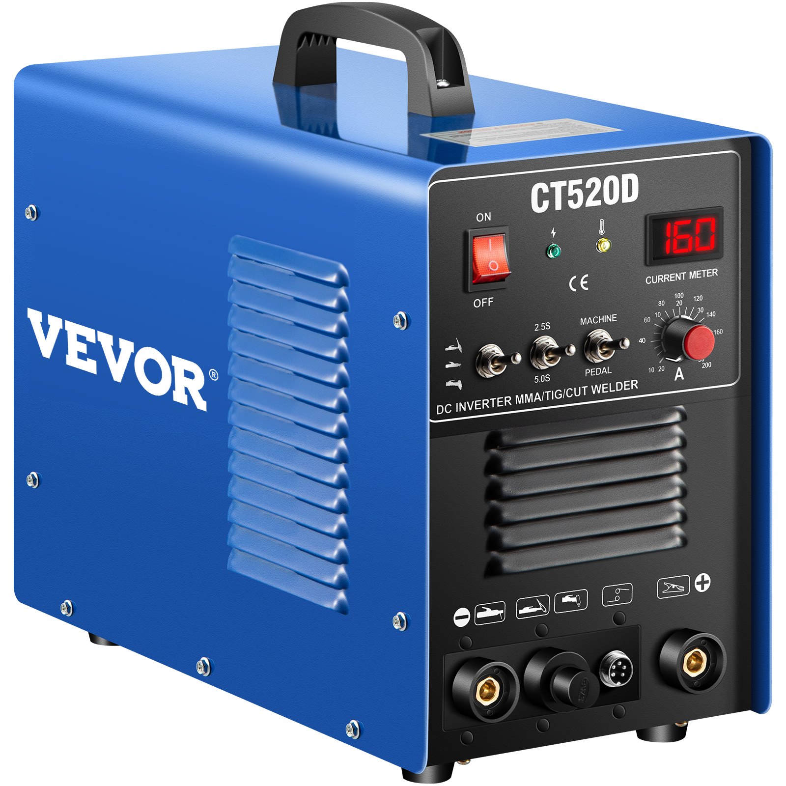 CT520D Plasma Cutter/TIG/Stick 3in1 Combo Welder 50A/200A 110/220V