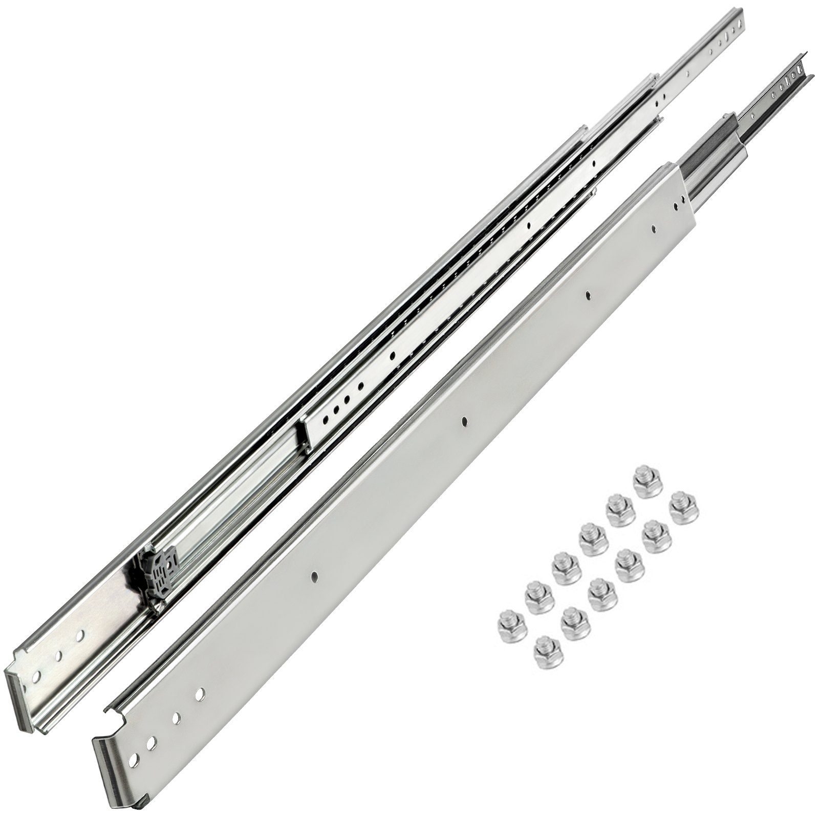 VEVOR Drawer Slides 500 lb Capacity 1 Pair 60 Inch Length Soft Close