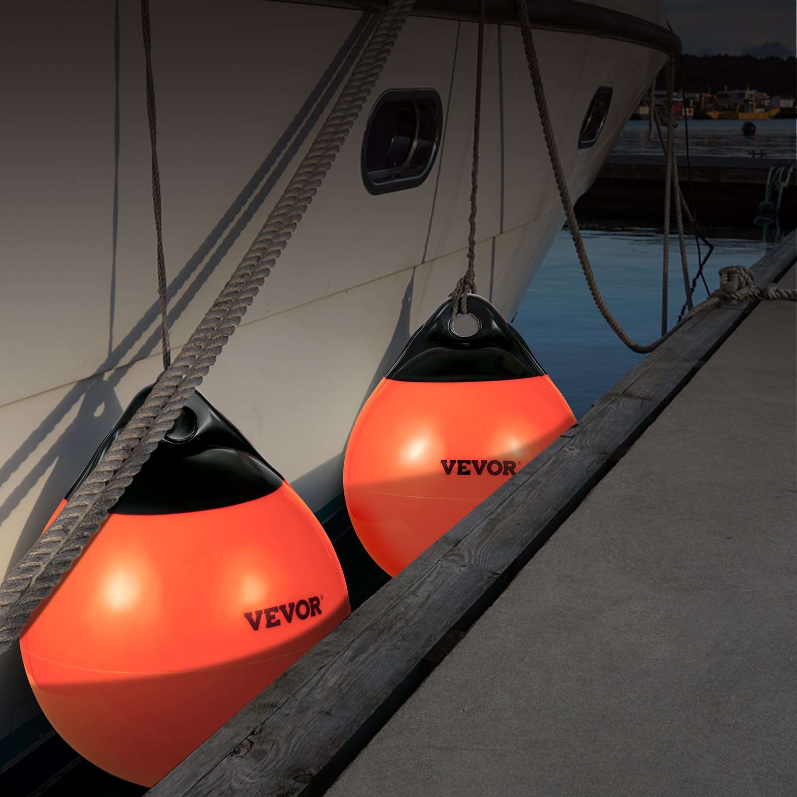 Vevor Boat Buoy Balls 15 Diameter Inflatable Heavy Duty Marine Grade