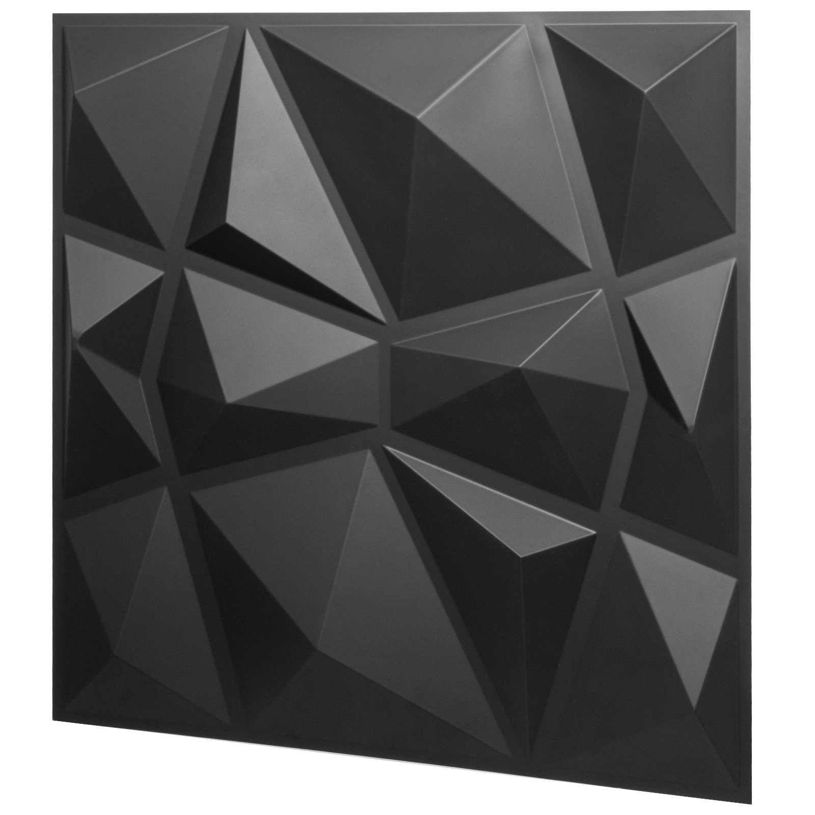 13 Pack 3D Wall Panels Black Color Wall Design Decor | VEVOR US