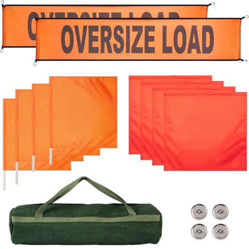 VEVOR Oversized Load Banner, 2pcs 18