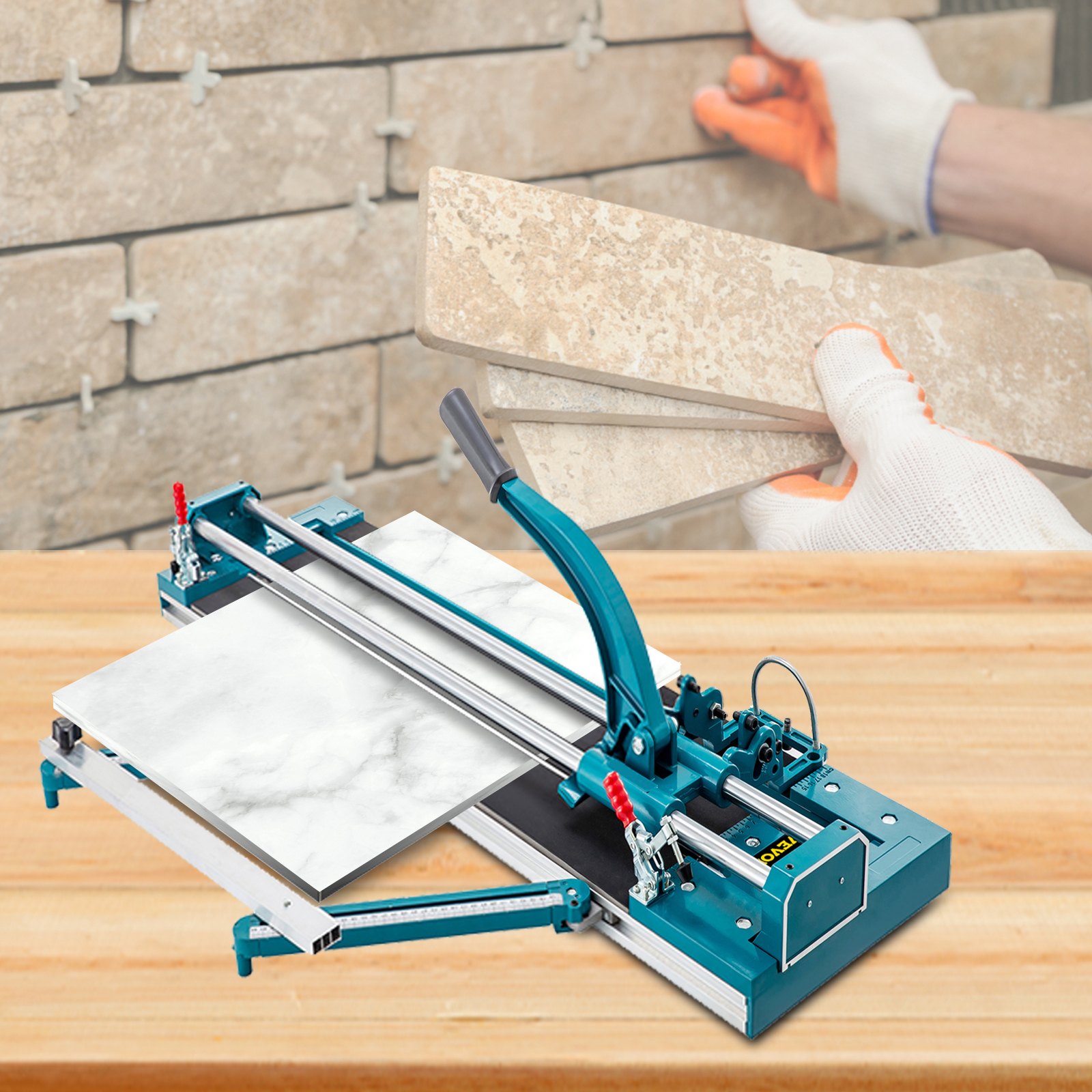VEVOR 39Inch/1000mm Tile Cutter Double Rail Manual Tile Cutter 3/5 in
