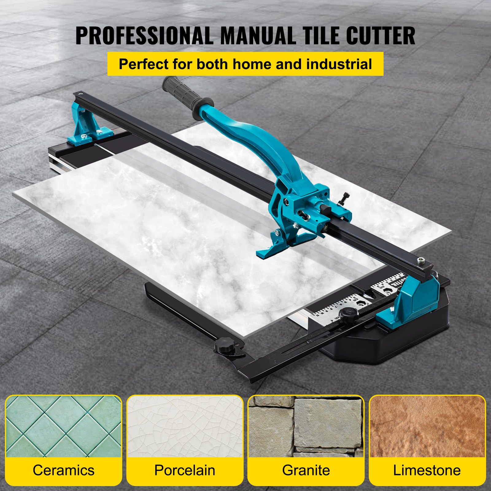 VEVOR Tile Cutter, 48 Inch Manual Tile Cutter, Tile Cutter Tools w