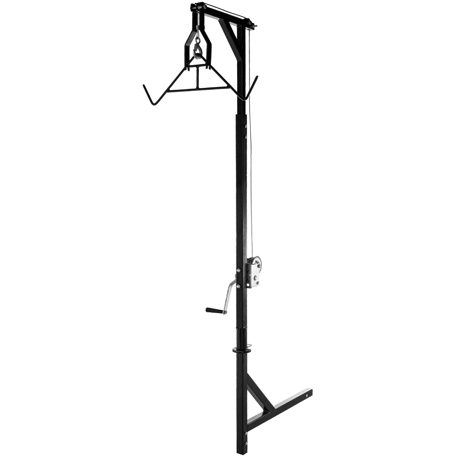VEVOR Hitch Mounted Deer Hoist, 500lbs Capacity Hitch Game Hoist, 2