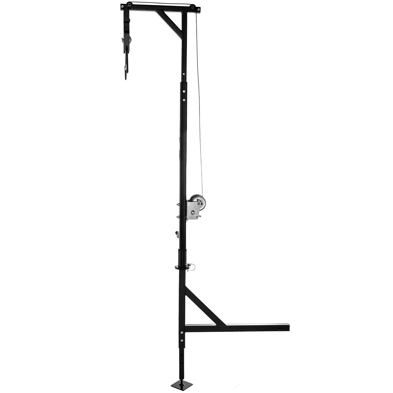 VEVOR Hitch Mounted Deer Hoist, 600lbs Capacity Hitch Game Hoist, 2