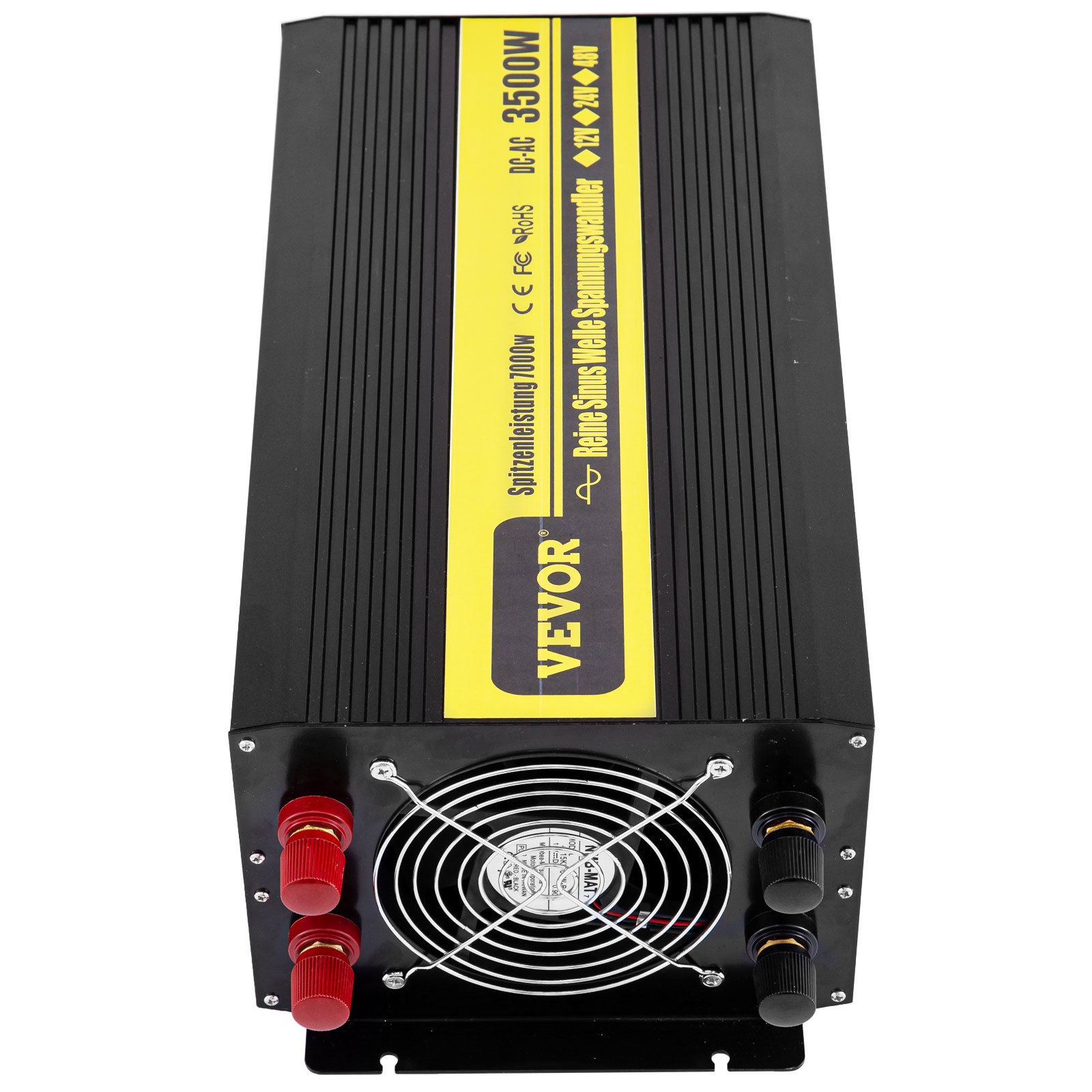 VEVOR Pure Sine Wave Inverter, Power Inverter, 3500 Watt, Dc 12v Ac