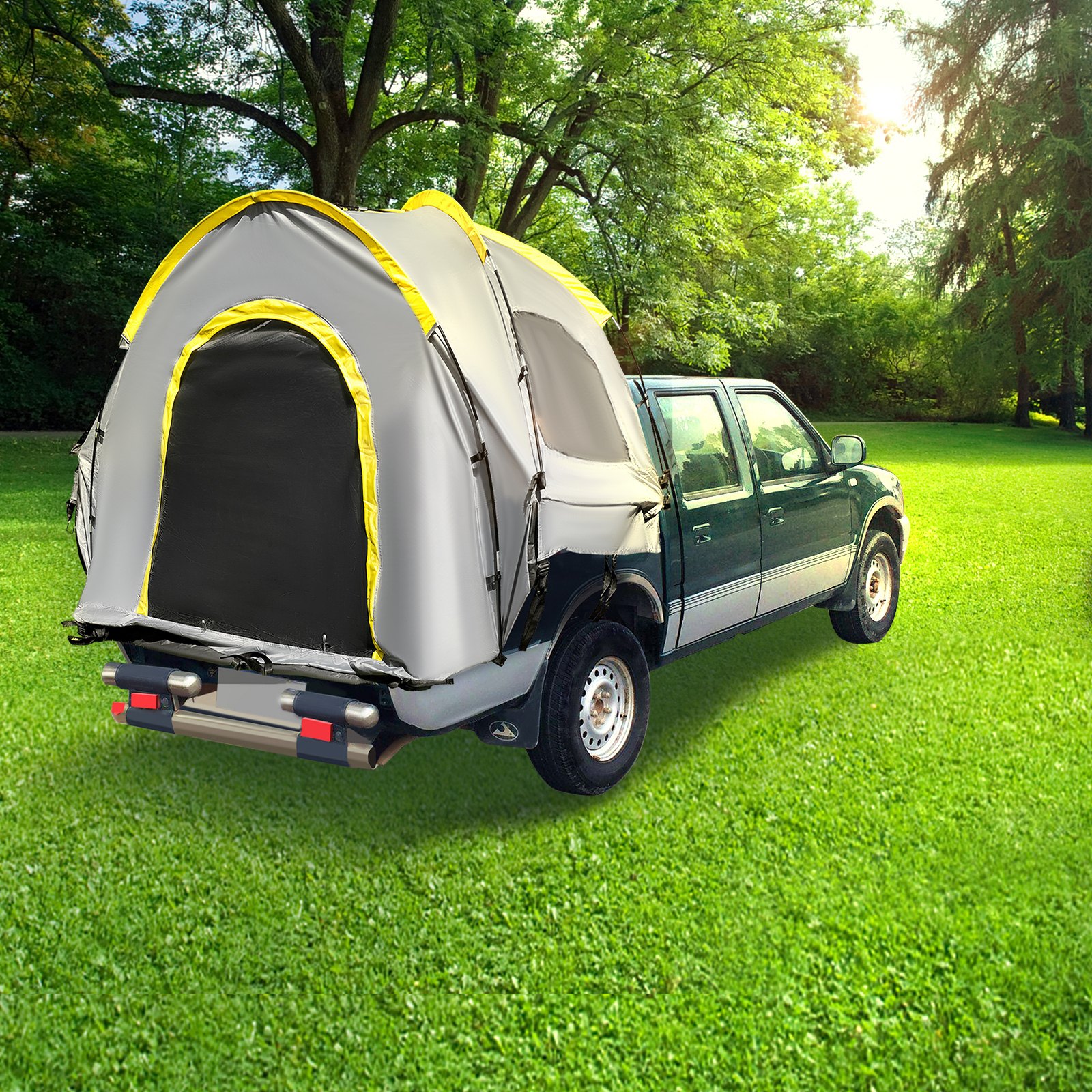 VEVOR Truck Tent 5-5.2’ Truck Bed Tent, Full-Size Pickup Tent ...