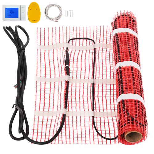 Floor Heating Mat 100 Sqft Electric Tile Radiant Warm Floor Heat Heated