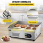 VEVOR 22" Commercial Electric Griddle, 1600W Electric Flat Top Grill ...