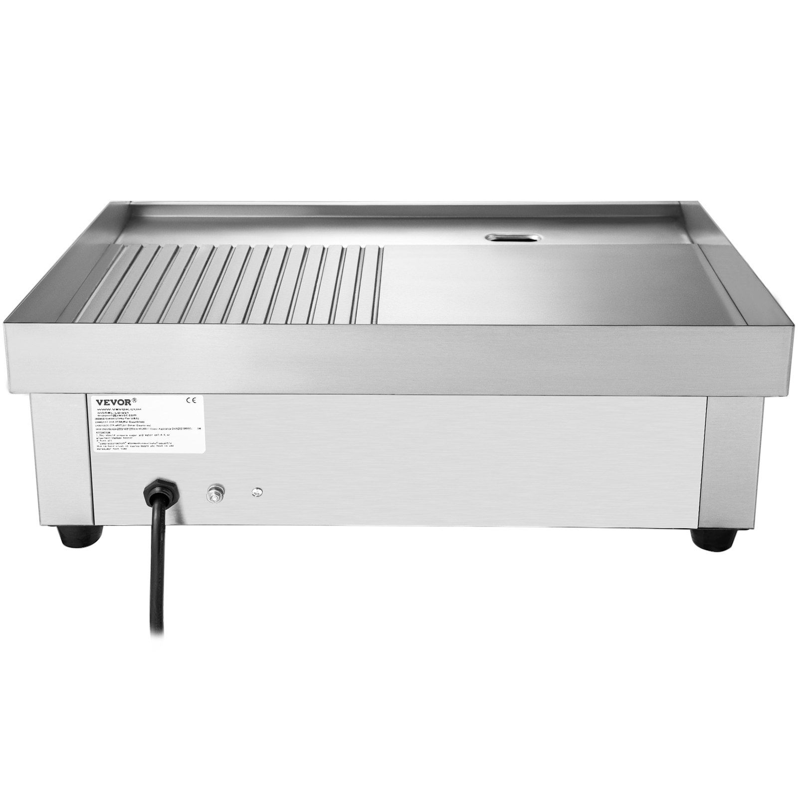 VEVOR 22" Commercial Electric Griddle, 1600W Electric Flat Top Grill