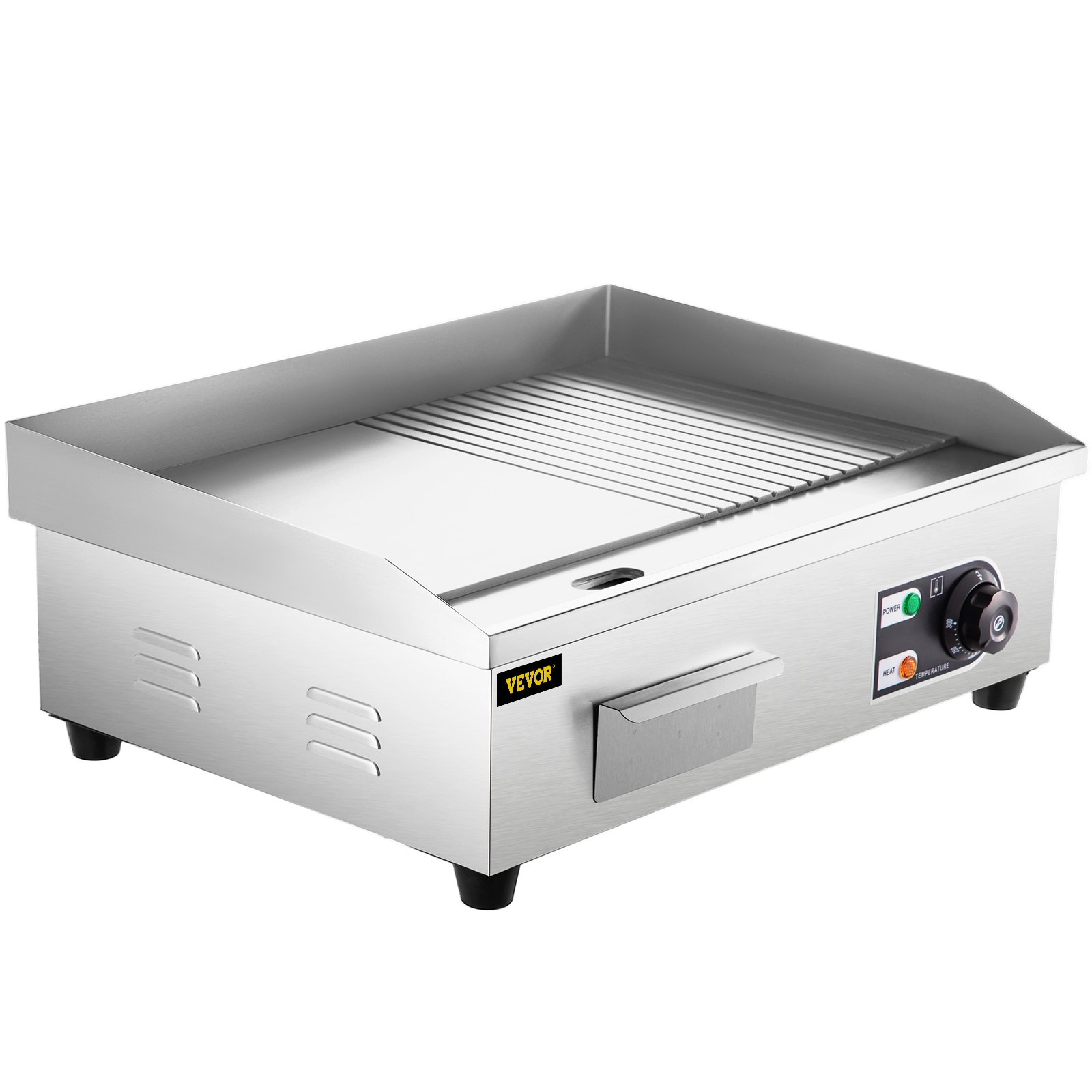 VEVOR 22" Commercial Electric Griddle, 1600W Electric Flat Top Grill