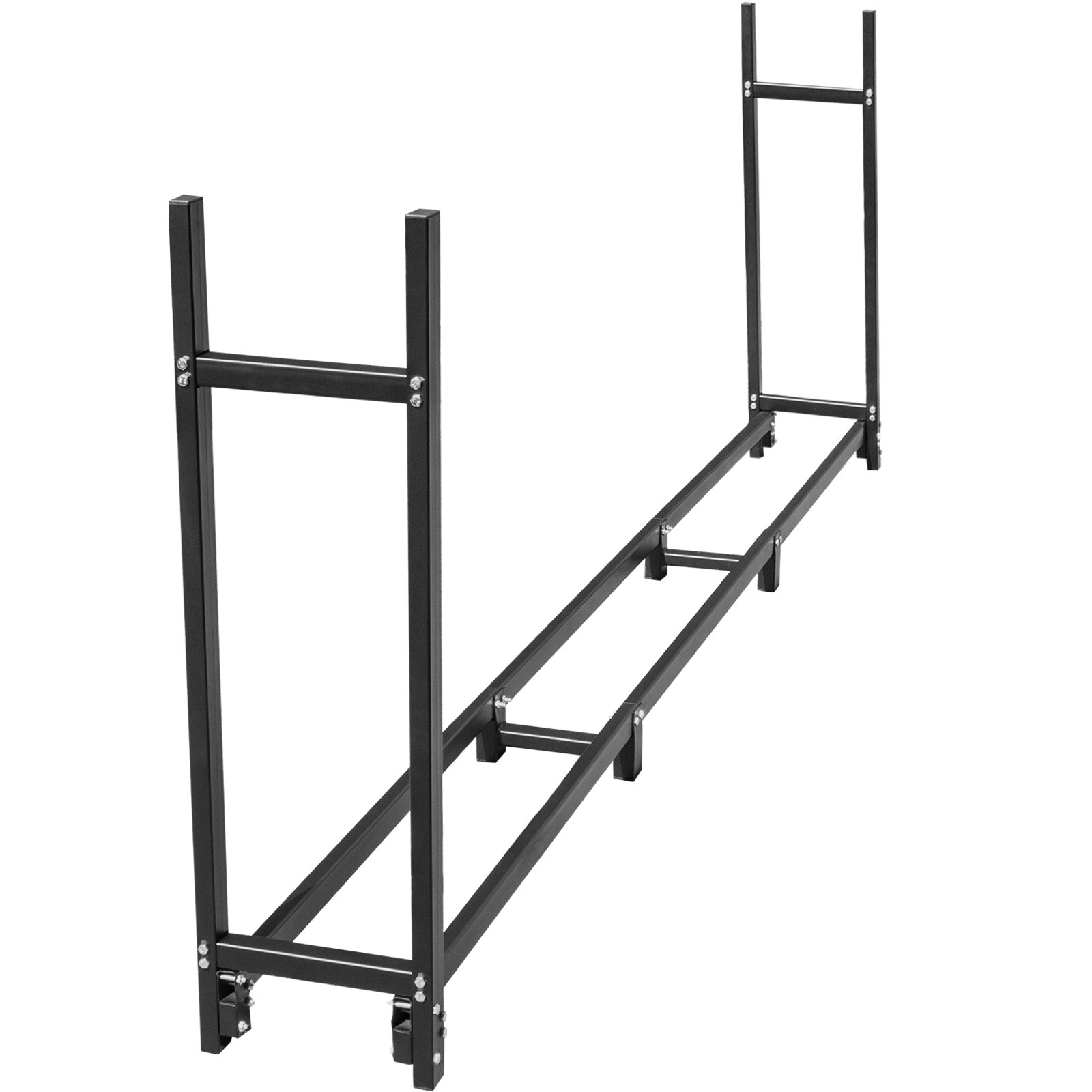 VEVOR Firewood Log Rack, 10ft Firewood Rack Outdoor, Black Firewood