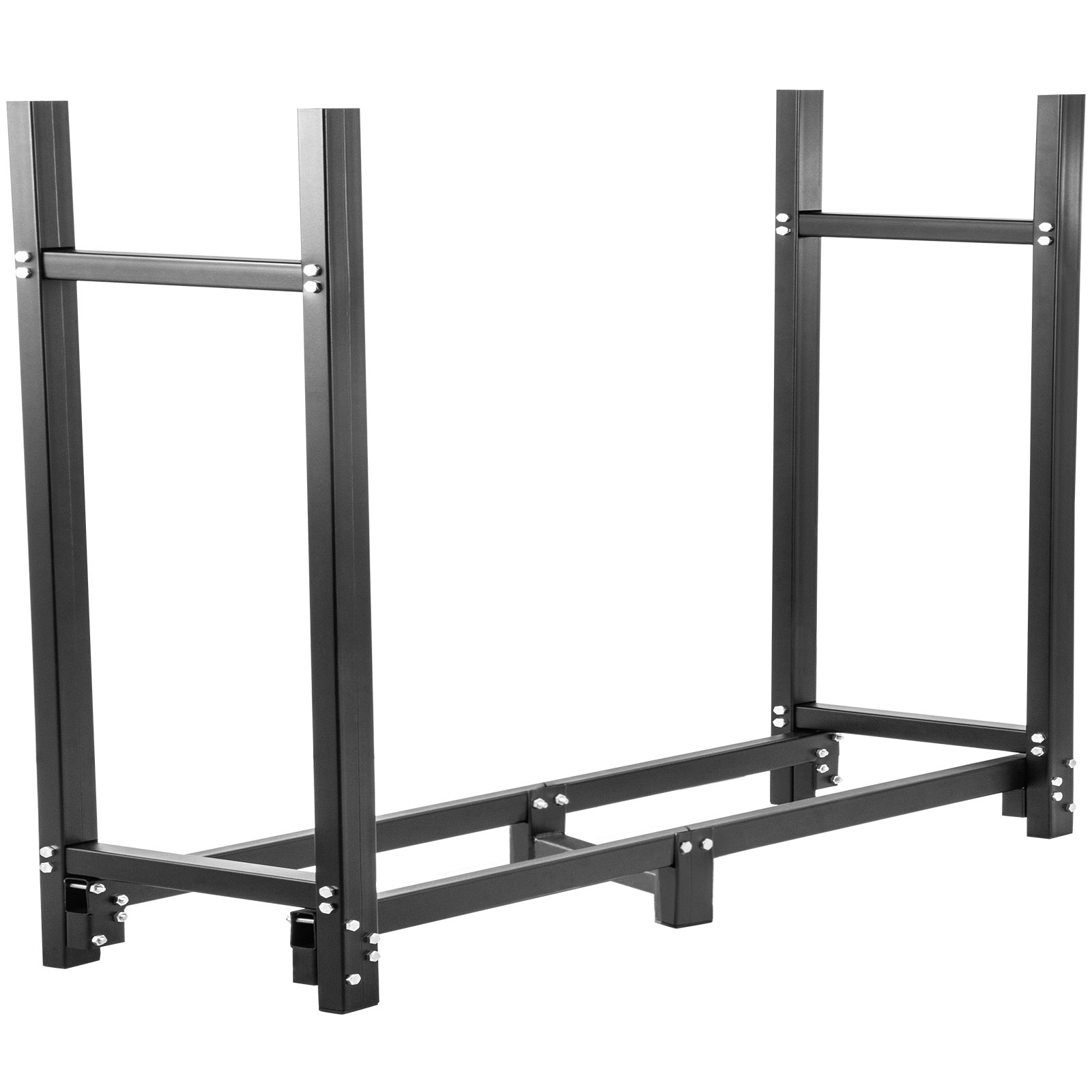 VEVOR VEVOR Firewood Log Rack Firewood Rack Outdoor 8ft Black Wood