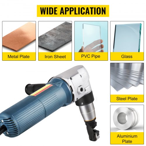 VEVOR Electric Metal Nibbler 625W Nibbler Metal Cutter 1000RPM High