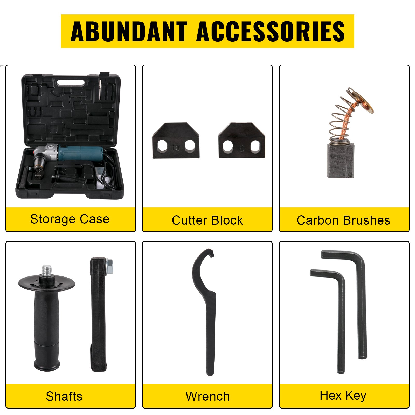 VEVOR Electric Metal Nibbler 625W Nibbler Metal Cutter 1000RPM High