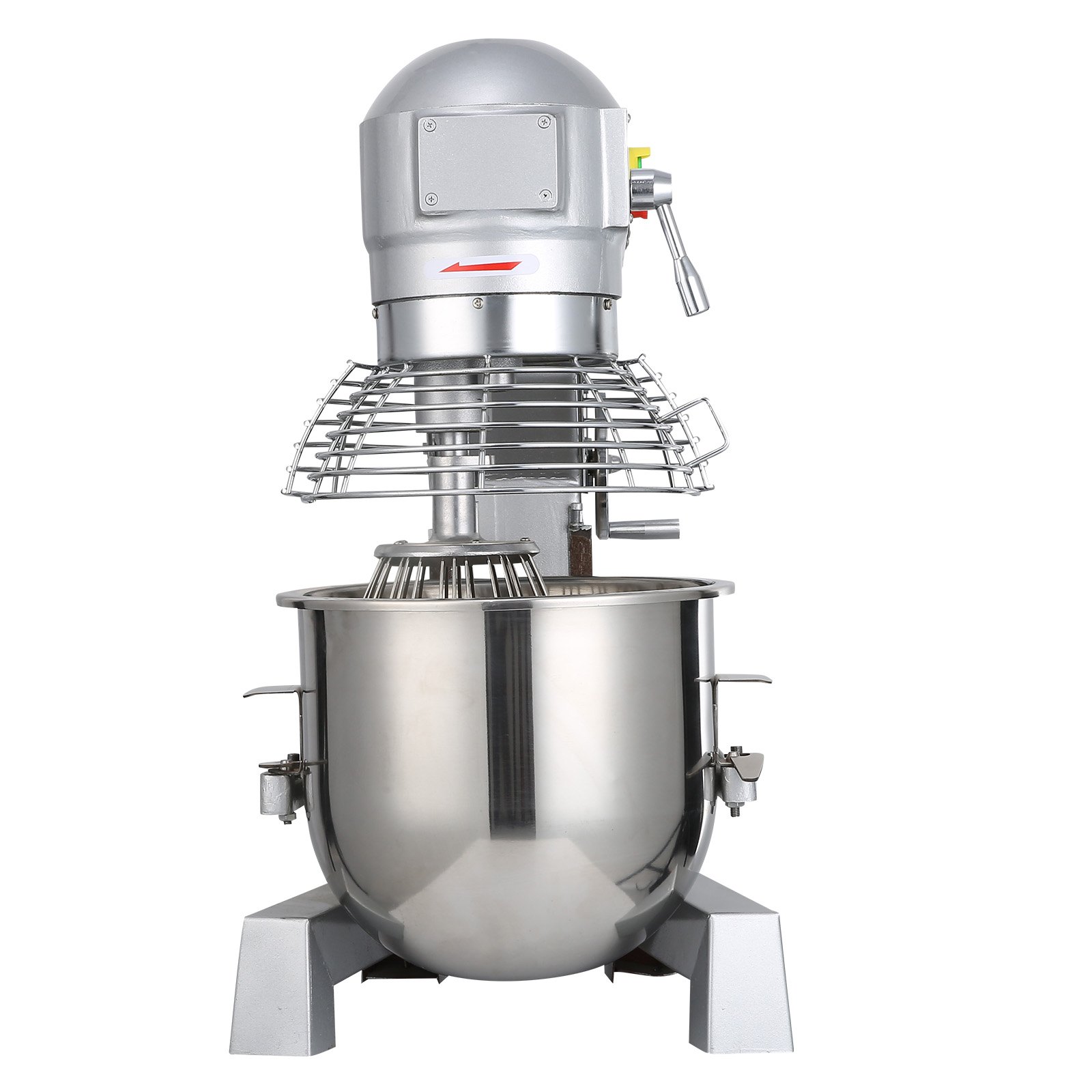 VEVOR Commercial Food Mixer 15Qt 600W 3 Speeds Adjustable 110/178/390 RPM Heavy Duty 110V with