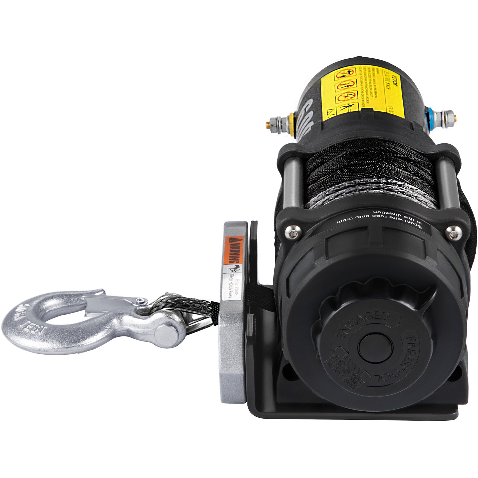 VEVOR Electric Winch 6000lb Load Capacity Truck Winch Synthetic Rope