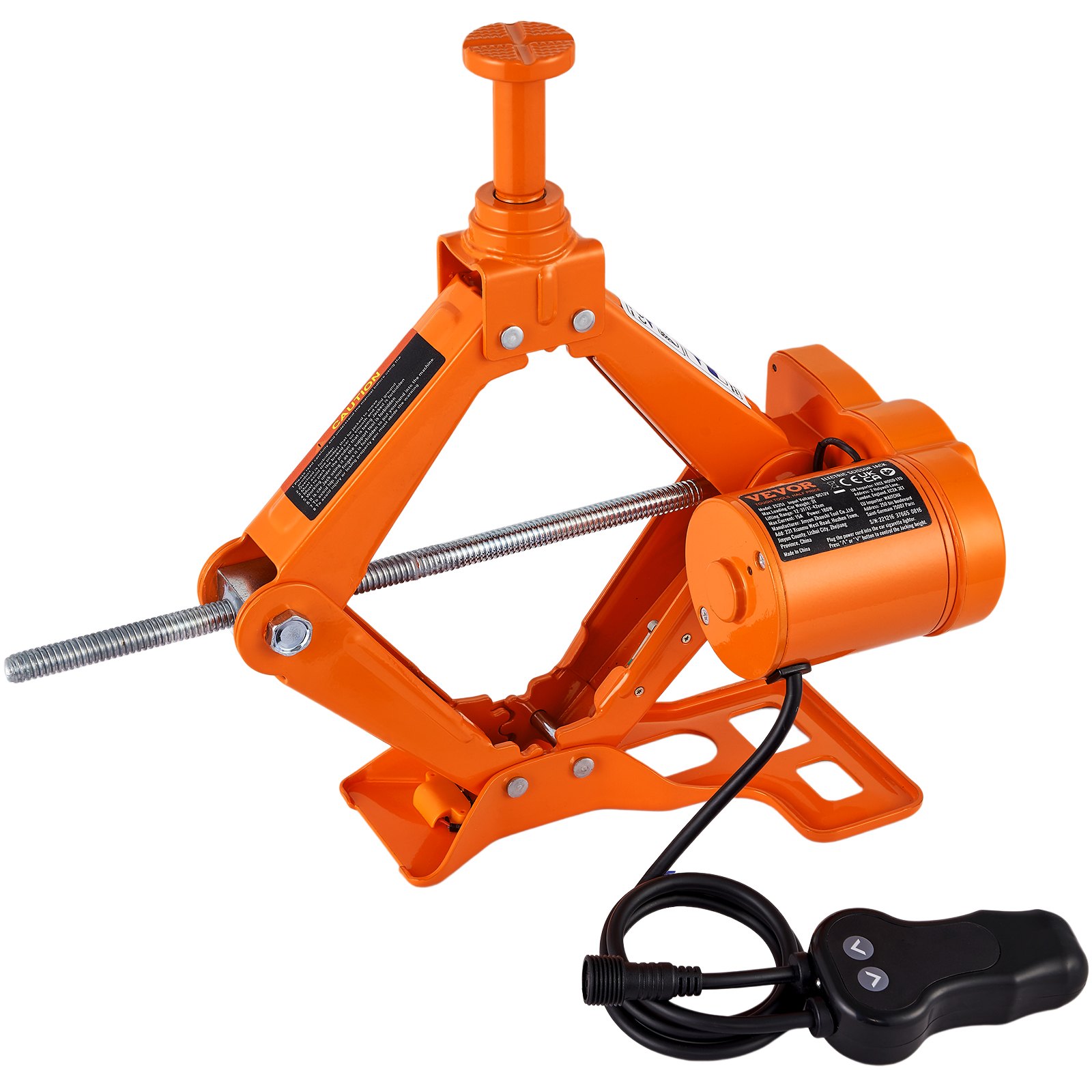VEVOR Electric Car Jack Floor Jack 3 Ton Electric Scissor Jack Car