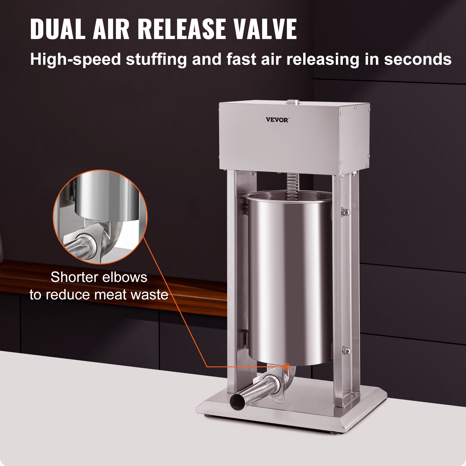 VEVOR VEVOR Electric Sausage Stuffer 15L Variable Speed Sausage Maker