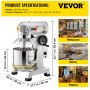30 Qt 1250W Commercial Food Mixer, Commercial Mixer Togo