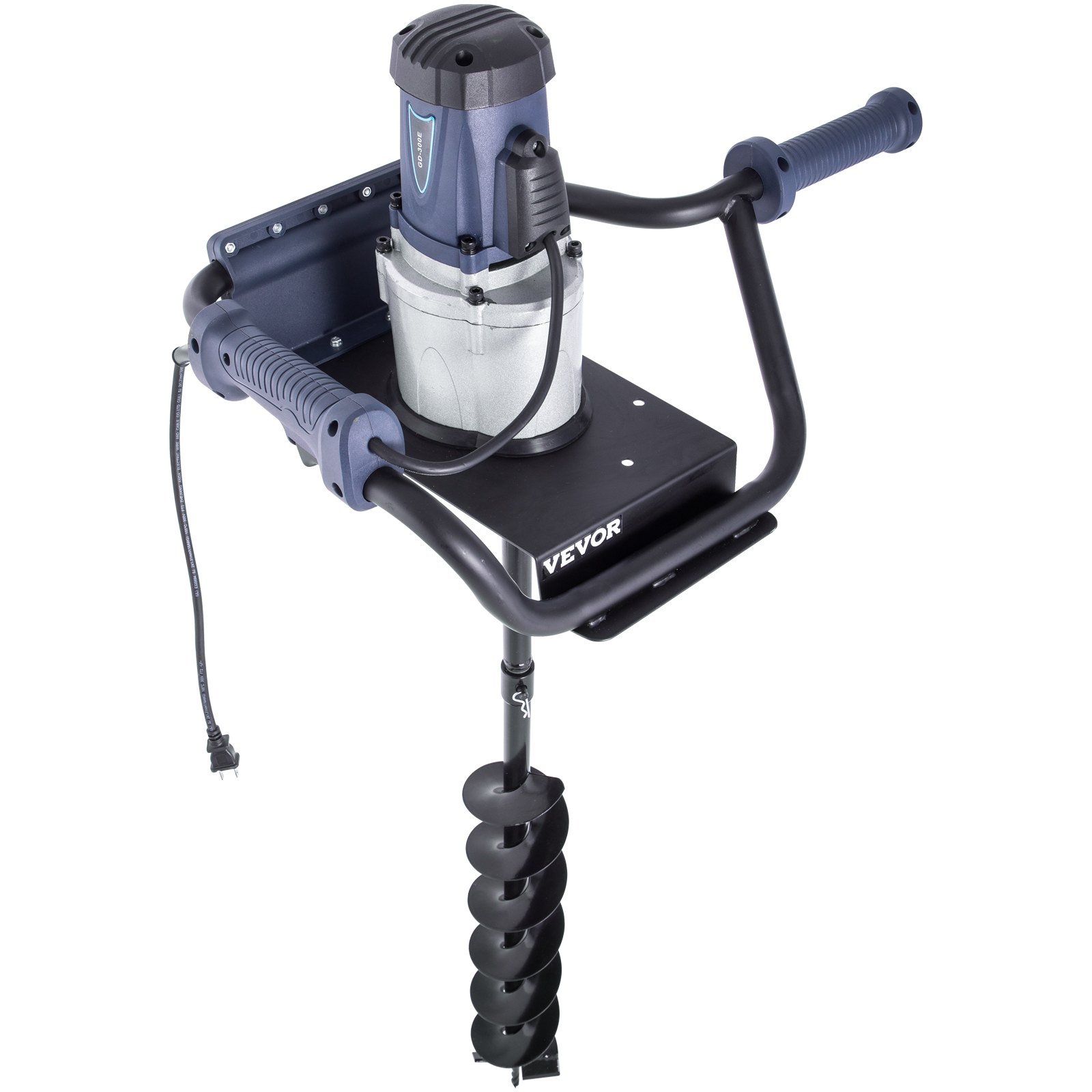 VEVOR Electric Post Hole Digger, 1200 W 1.6 HP Electric Auger Powerhead