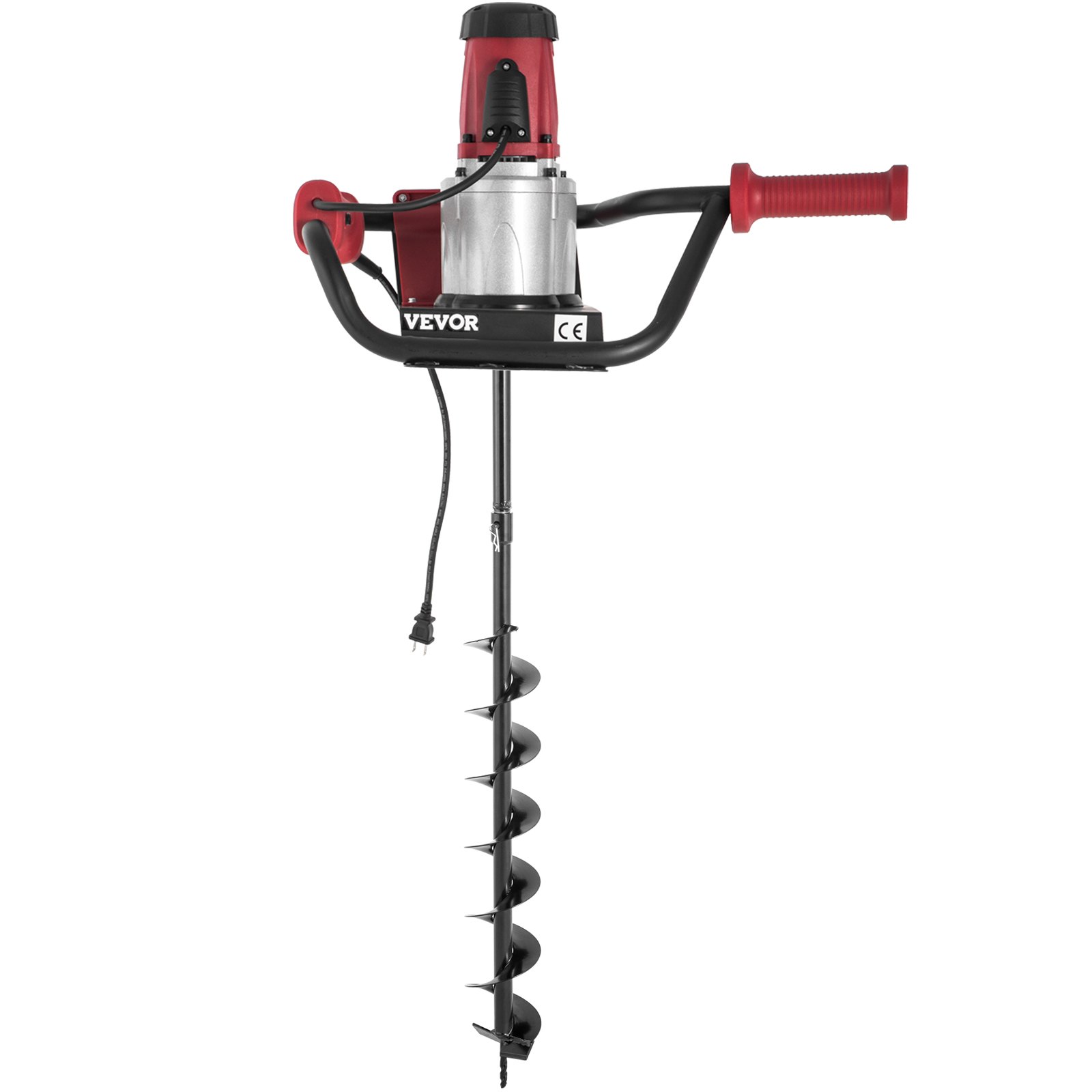 VEVOR Electric Post Hole Digger, 1500 W 1.6 HP Electric Auger Powerhead