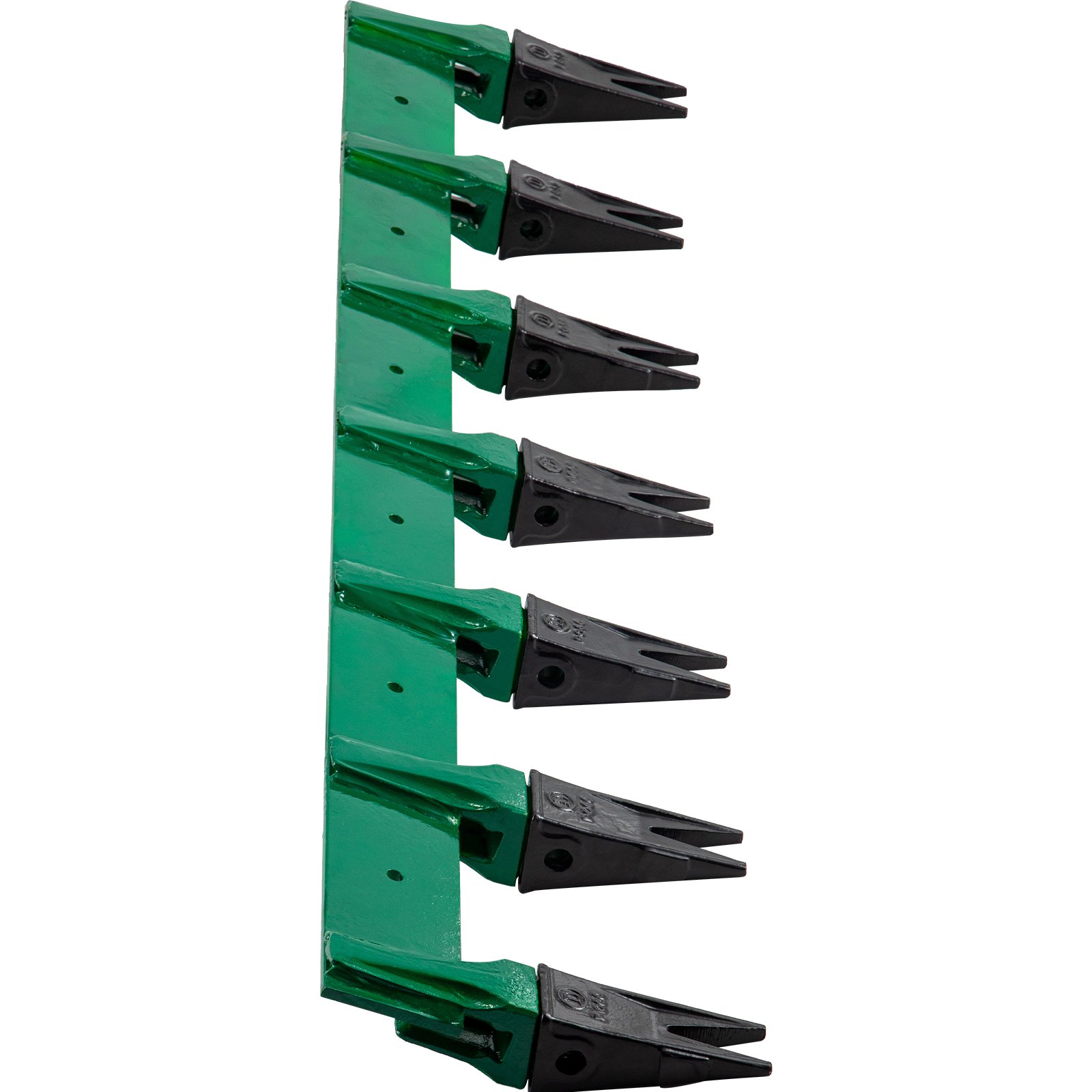 VEVOR Bucket Tooth Bar, 58'' Bolt on Tooth Bar, with 7 Weldon Shanks