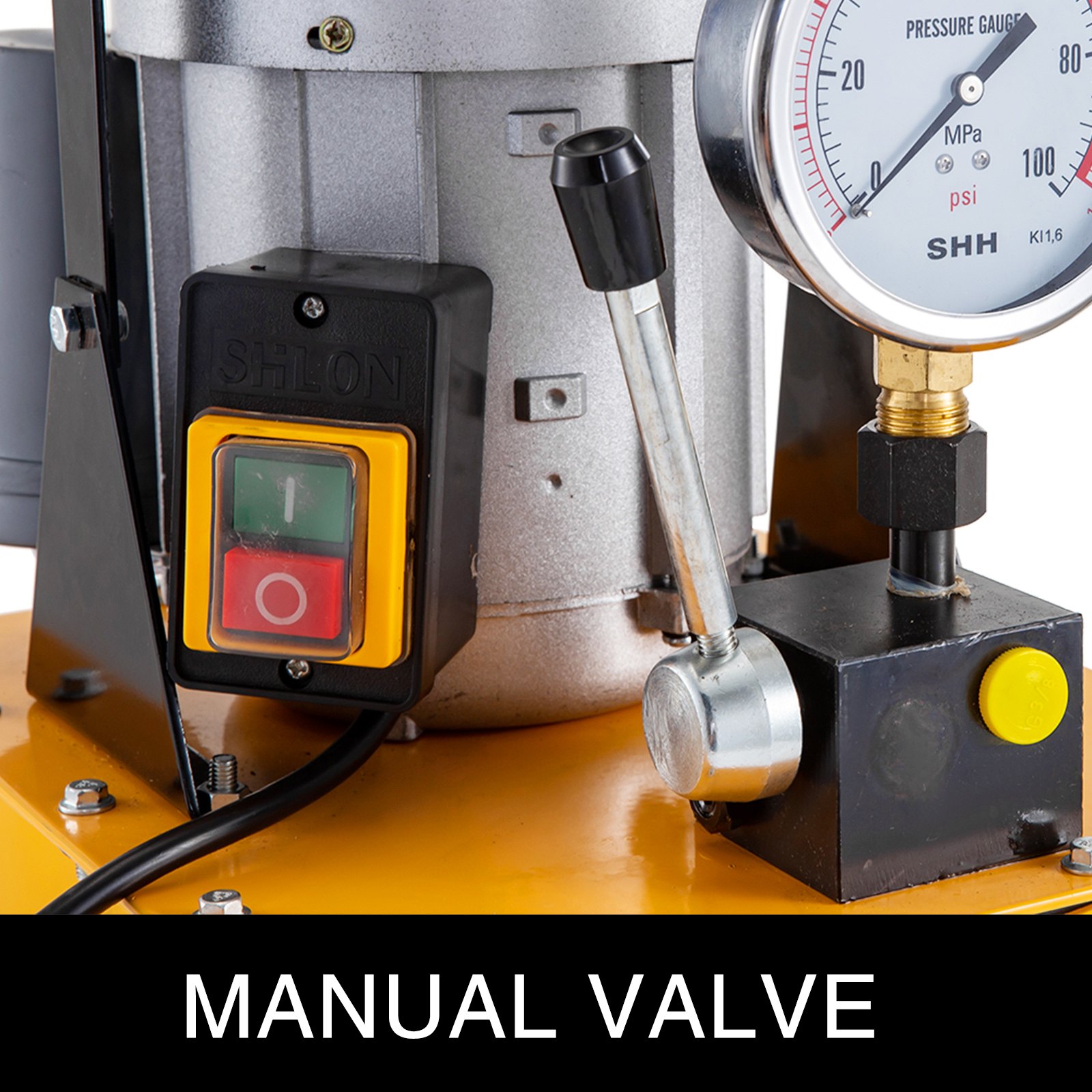 VEVOR Electric Hydraulic Pump 10000 PSI Driven Hydraulic Pump Single