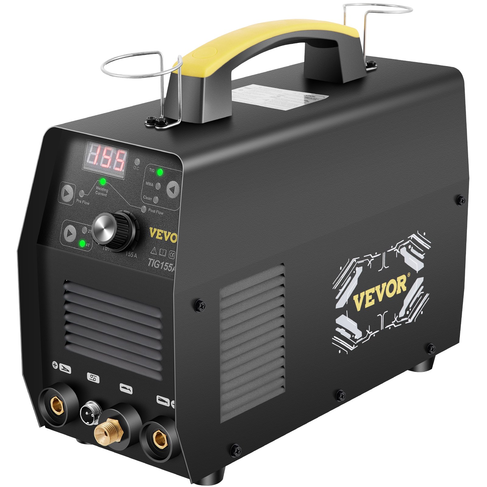 VEVOR TIG Welder 3 In 1, 110V High Frequency TIG/Stick/Clean Welding ...