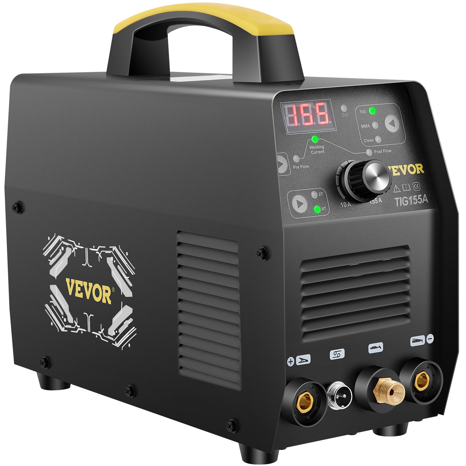 VEVOR TIG Welder 3 in 1, 110V High Frequency TIG/Stick/Clean Welding