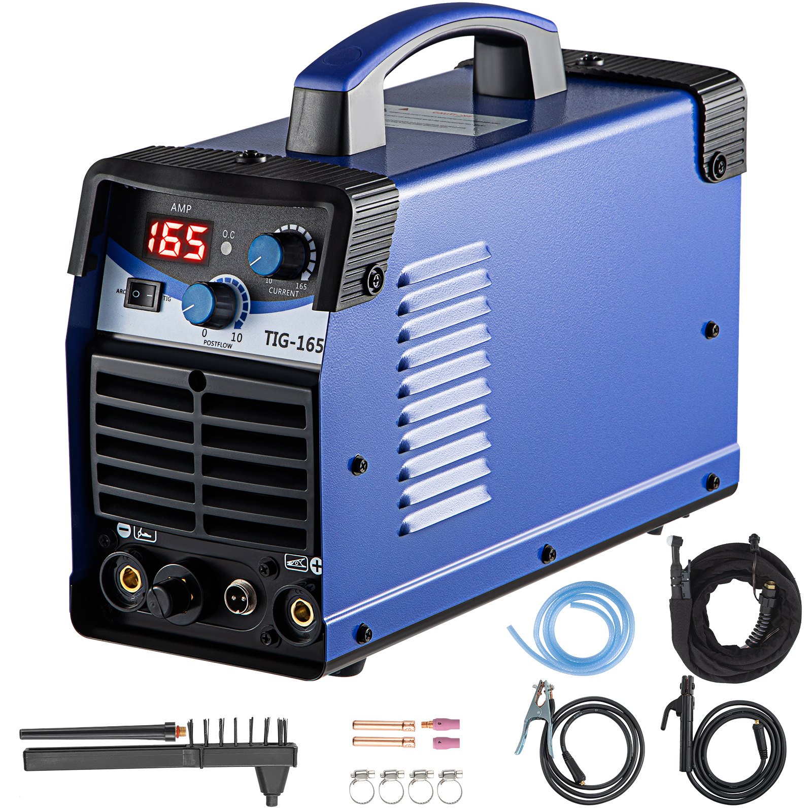 TIG-165S, 160 Amp TIG-Torch, Stick Arc DC Inverter Welder IGBT 110/220V ...