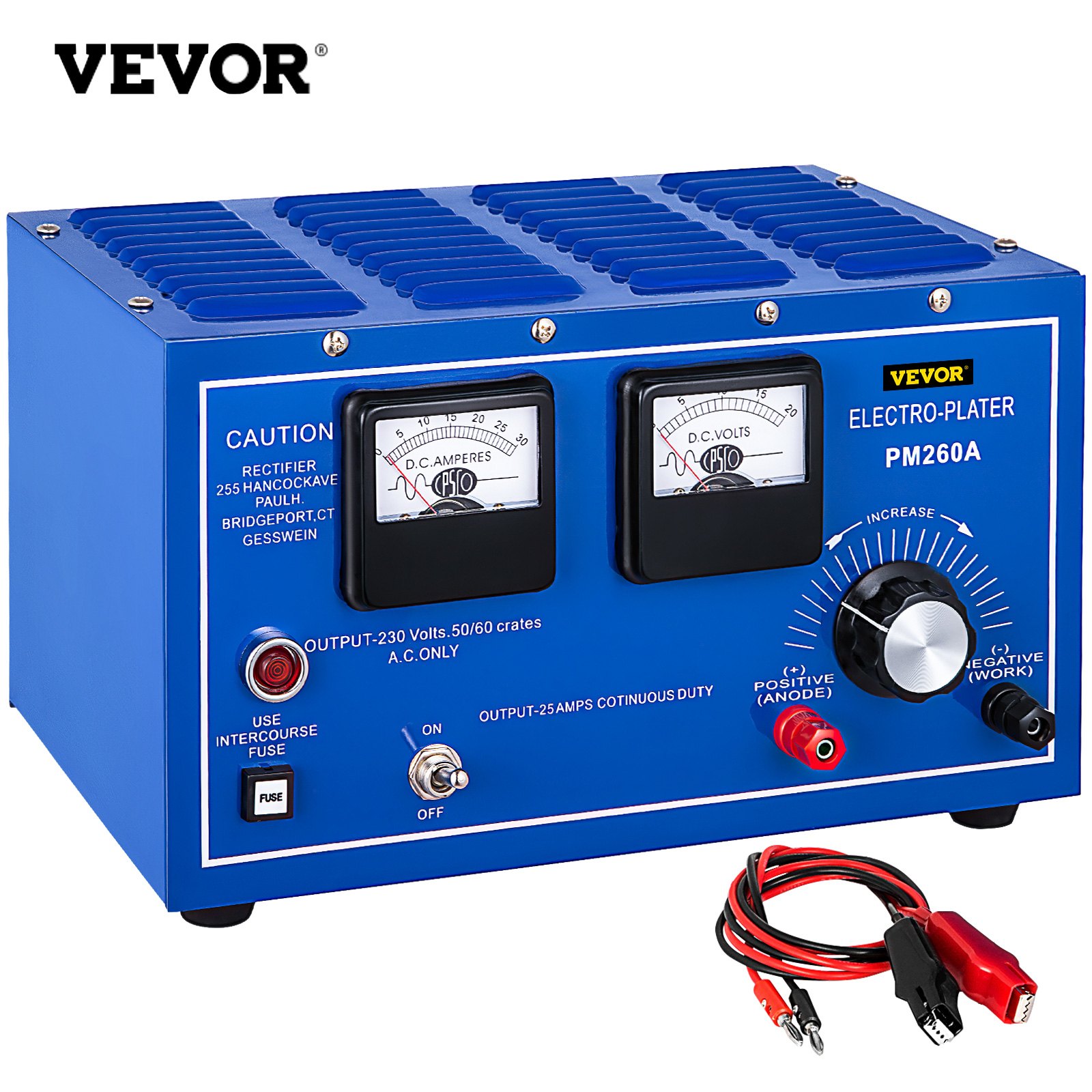 30a Platinum Plating Machine Silver Gold Copper Electroplating Rectifier Smooth VEVOR US