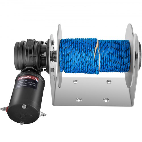 VEVOR VEVOR Electric Anchor Winch Drum Winch TW200 2500kg Load 6mmX60M