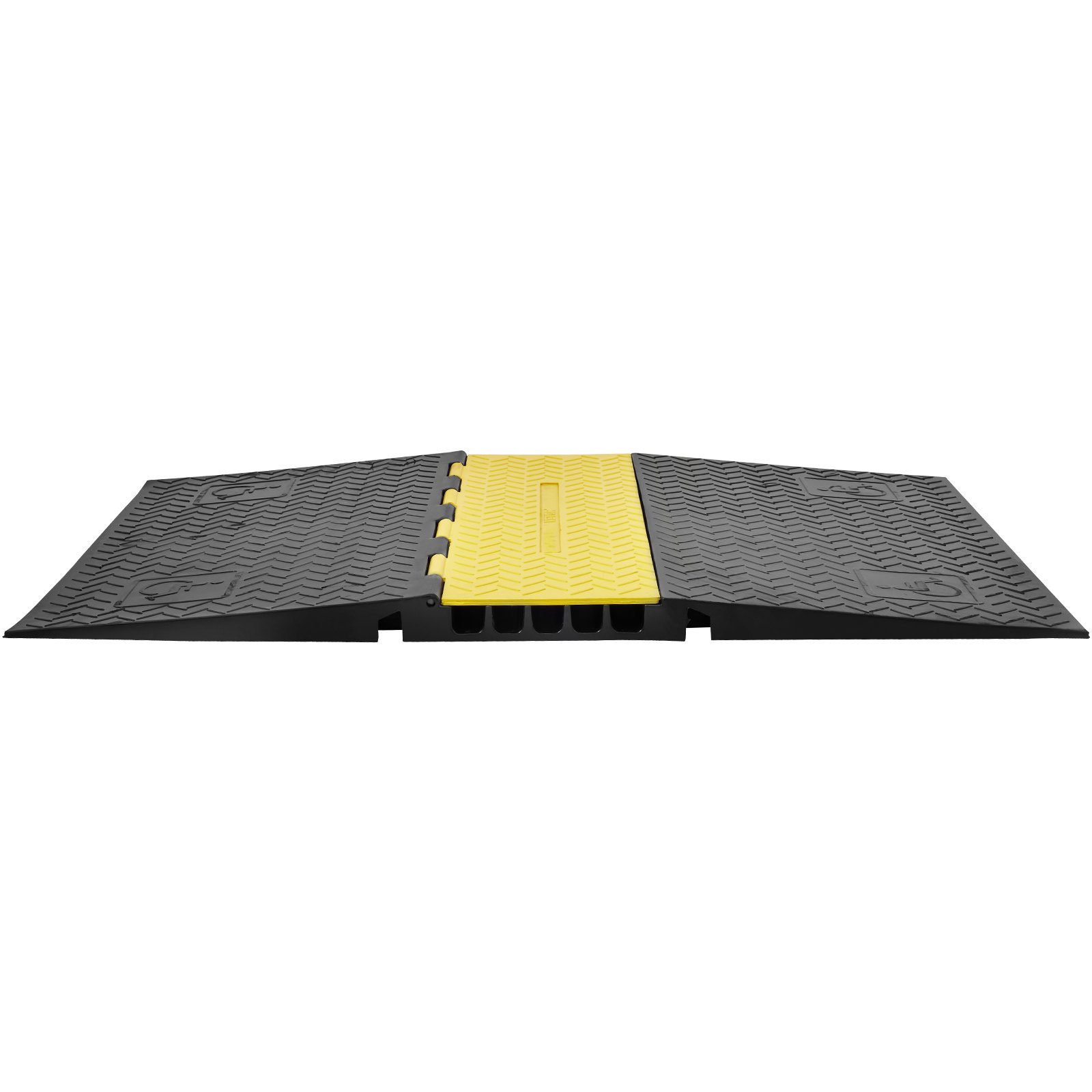 VEVOR 5Channel Cable Protector Ramp 22000lbs Load ADA Compliant Wire ...