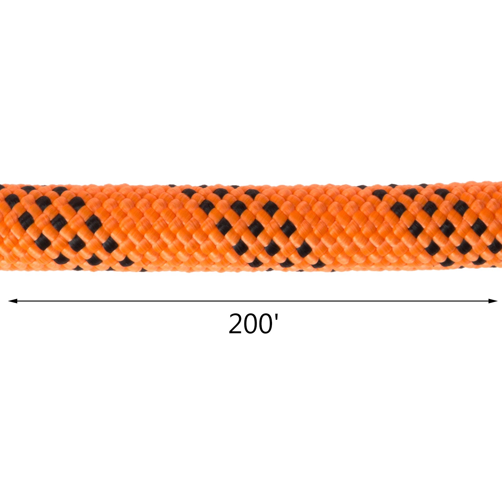 VEVOR 9/16 Inch Double Braid Polyester Rope 200 FT Nylon Pulling Rope