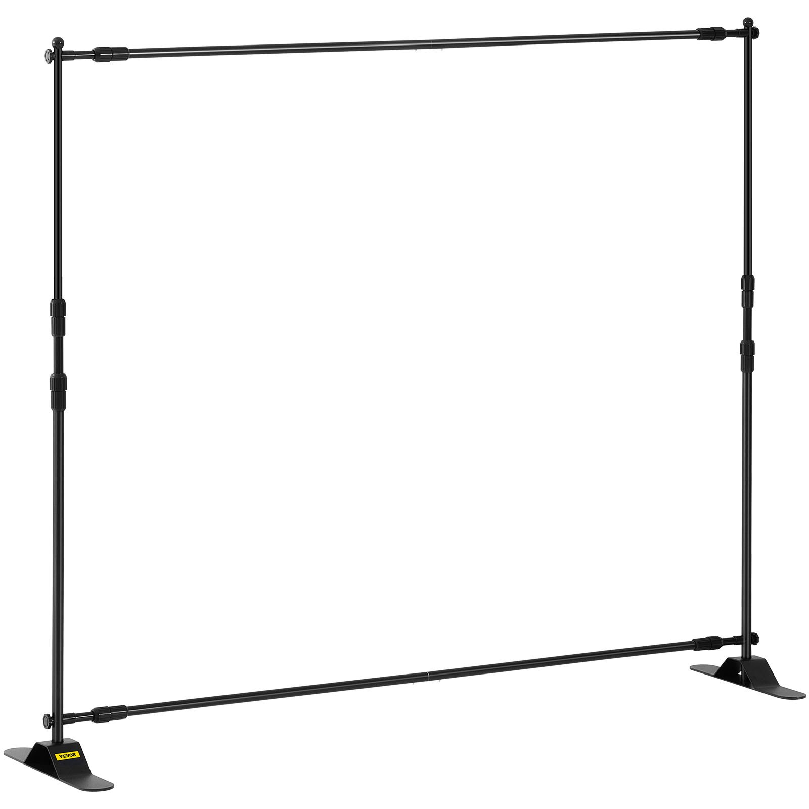 VEVOR Telescopic Backdrop Banner Stand 8' x 8' Banner Stand Adjustable