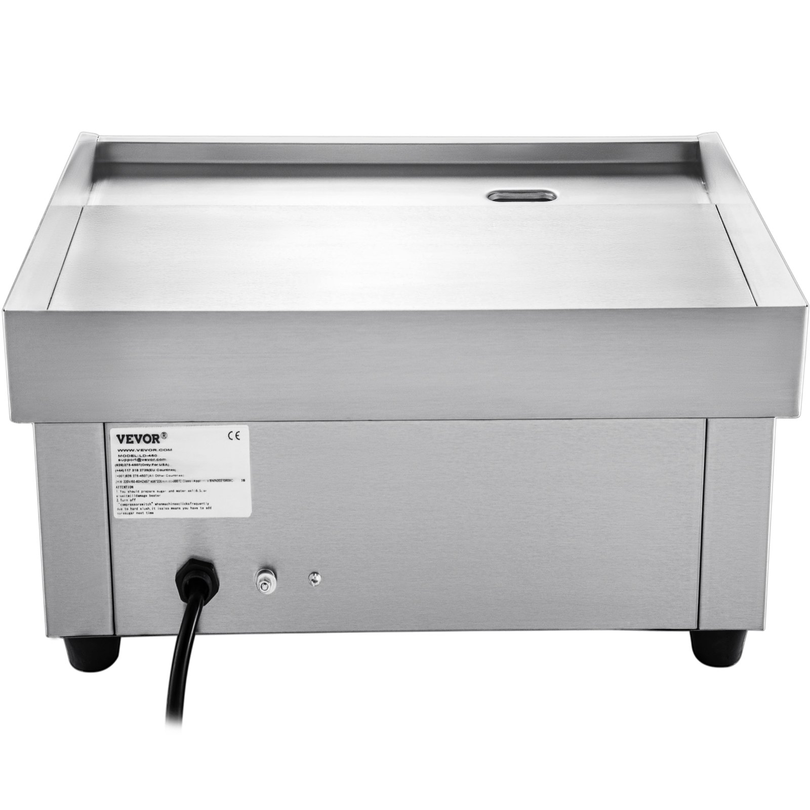 VEVOR 14" Electric Countertop Flat Top Griddle 110V 1500W NonStick