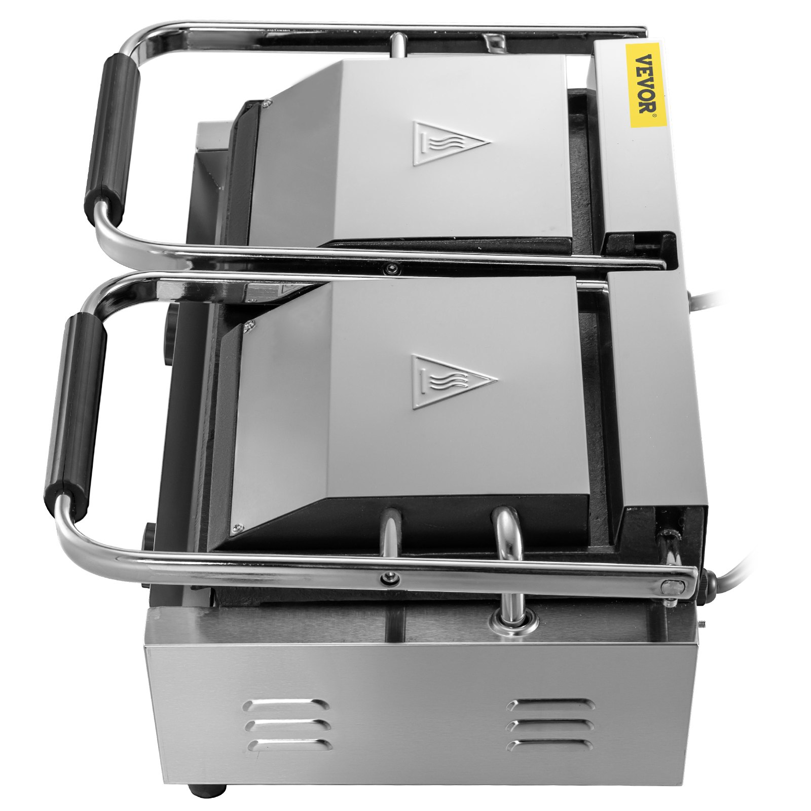 VEVOR 110V Commercial Sandwich Panini Press Grill 2X1800W Temperature