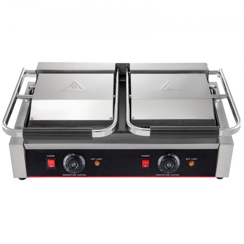 VEVOR Commercial Sandwich Panini Press Grill,110V 2x1800W Double Up