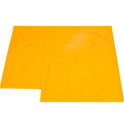 VEVOR Concrete Texturing Skin, 24"x24" Concrete Stamps Mats Set ...