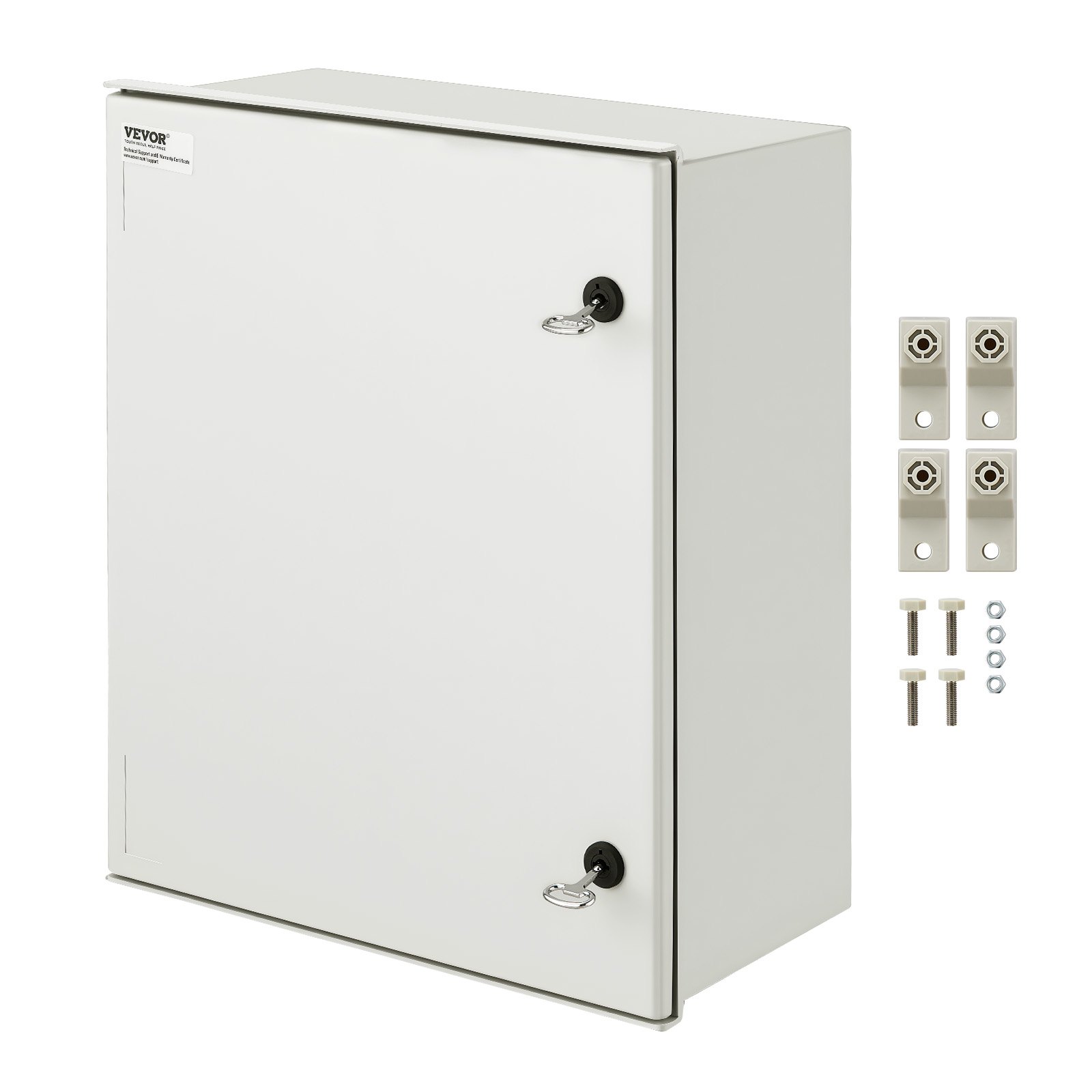 VEVOR NEMA Enclosure, 20 x 16 x 8 inches, NEMA 4X Fiberglass Steel Electrical Box, IP66
