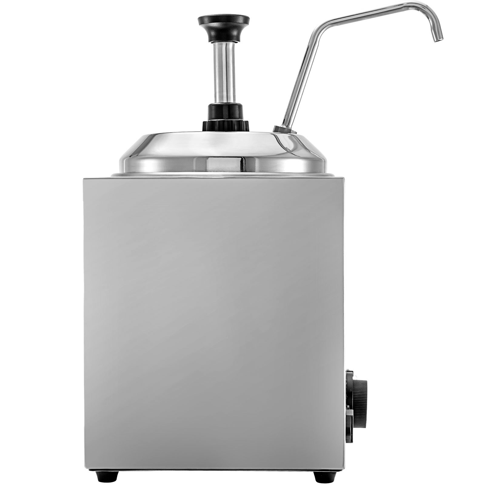 VEVOR Cheese Dispenser with Pump, 2.6Qt Capacity Nacho Cheese Warmer