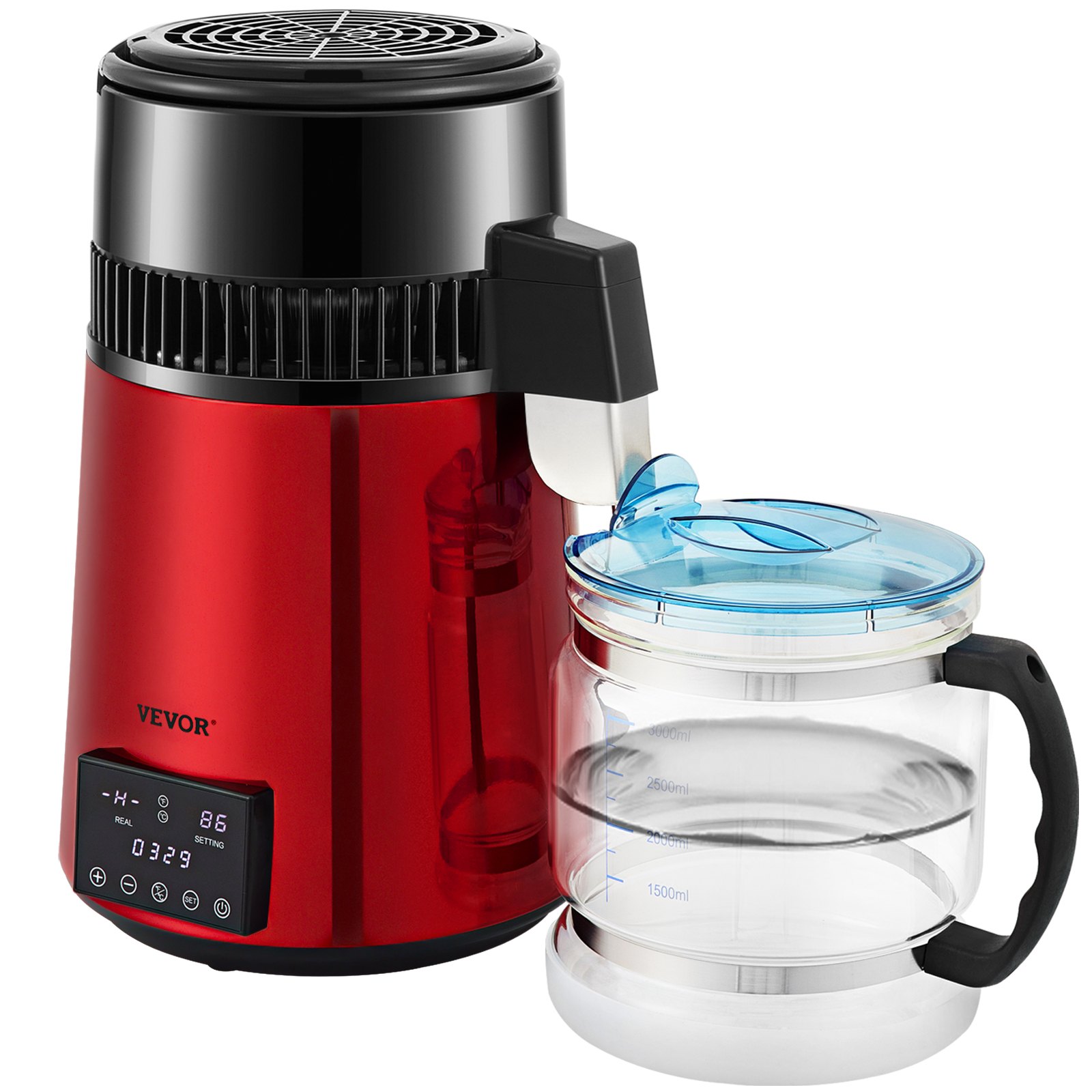 Distillateurs D'eau Pour Comptoir Domestique, Machine à Eau Distillée De 4 L Avec Puissance De 750 W, Distillateur D'eau Efficace Parfait Pour Un Usage Domestique, Purificateur D'eau Sûre Et Pure