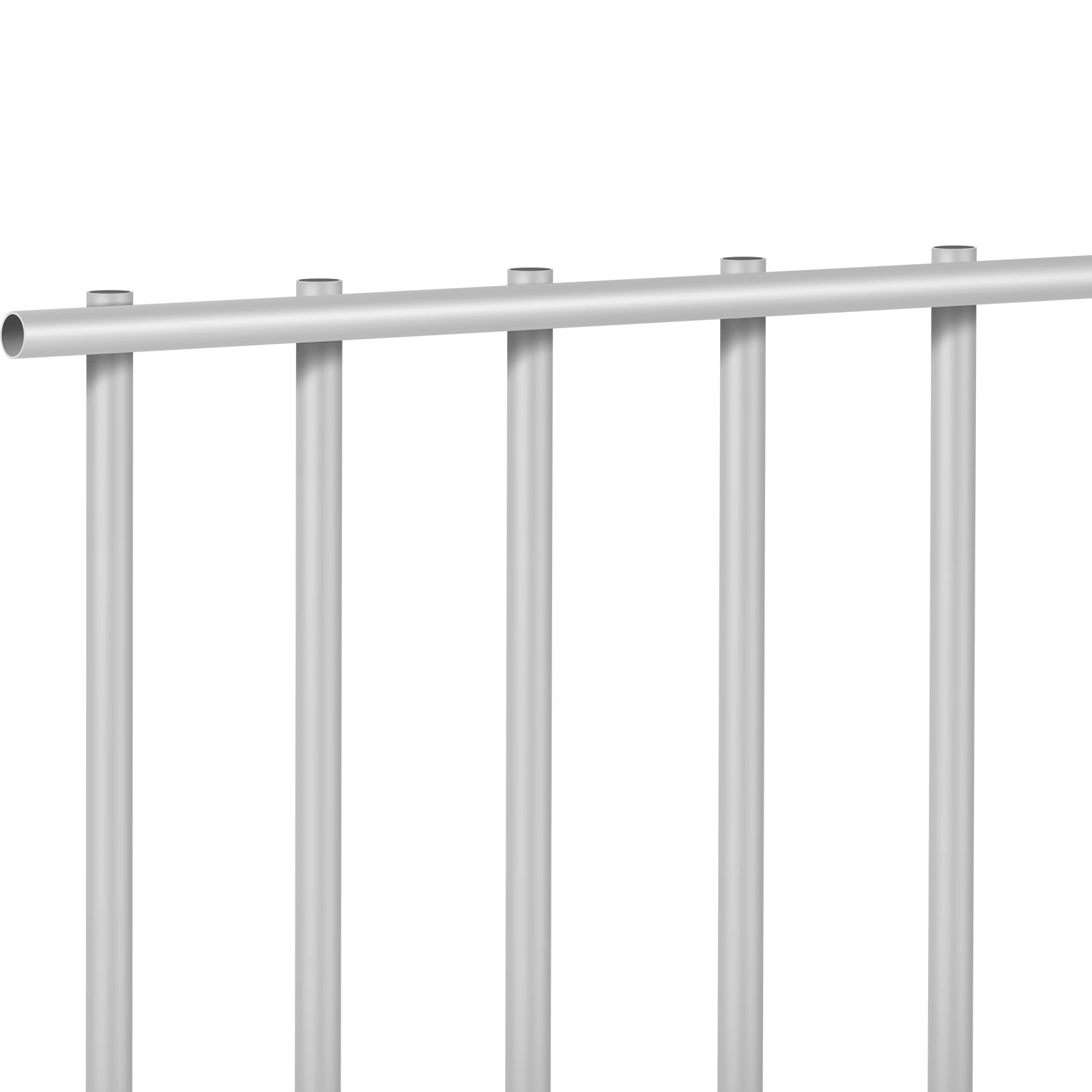 VEVOR 4 Pack Animal Barrier, 8"x32" Dog Fence Barrier, Q235 Iron No