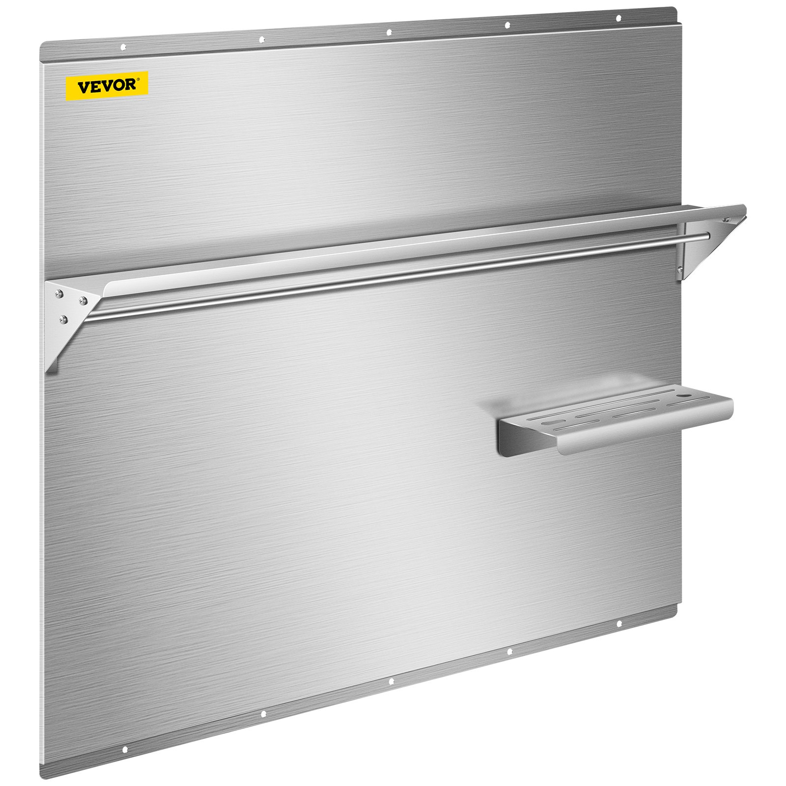 VEVOR Range Backsplash with Shelf 30 x 30.7 Inch Range Hood Wall Shield