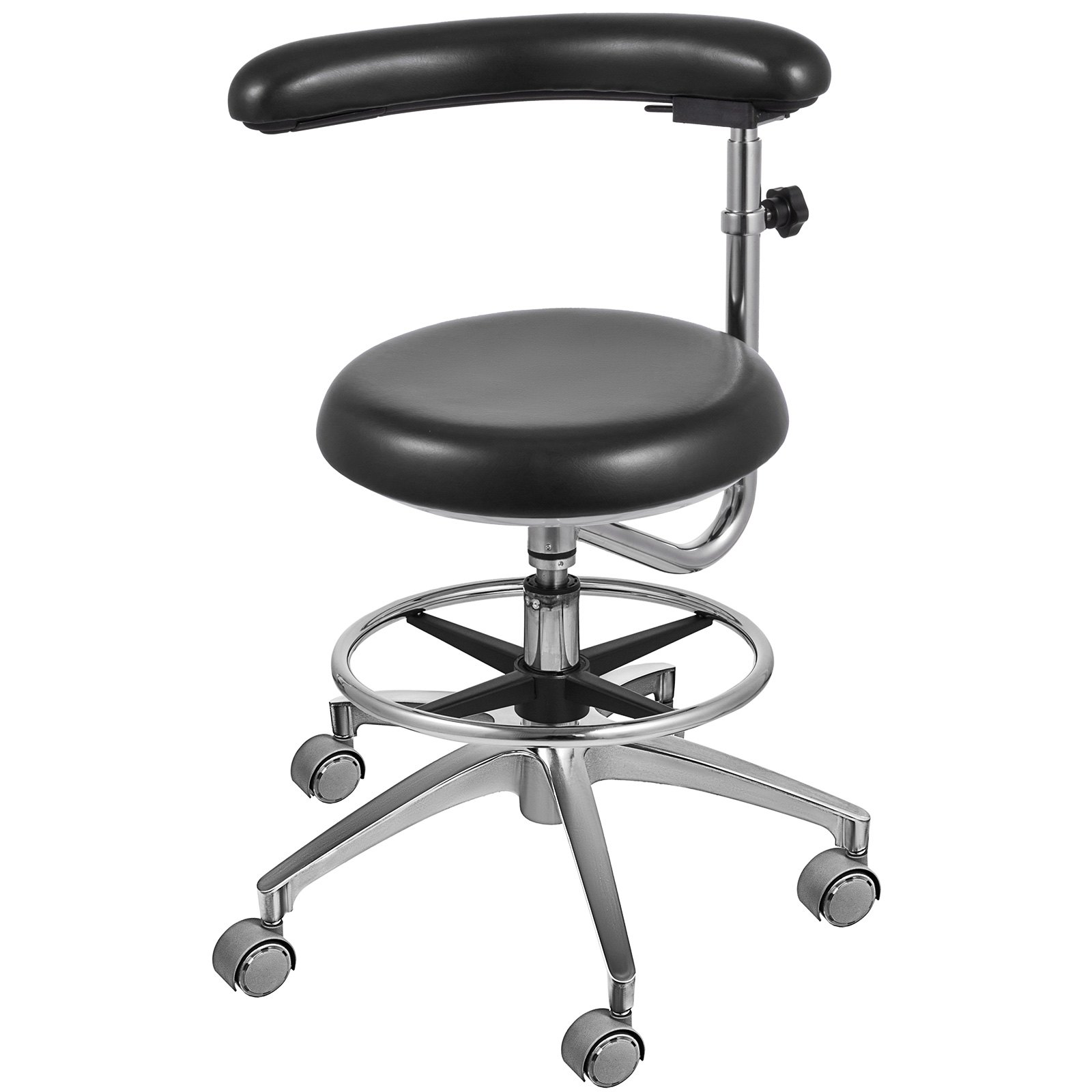 VEVOR Medical Dental Stool Dentist Chair with 360 Degree Rotation