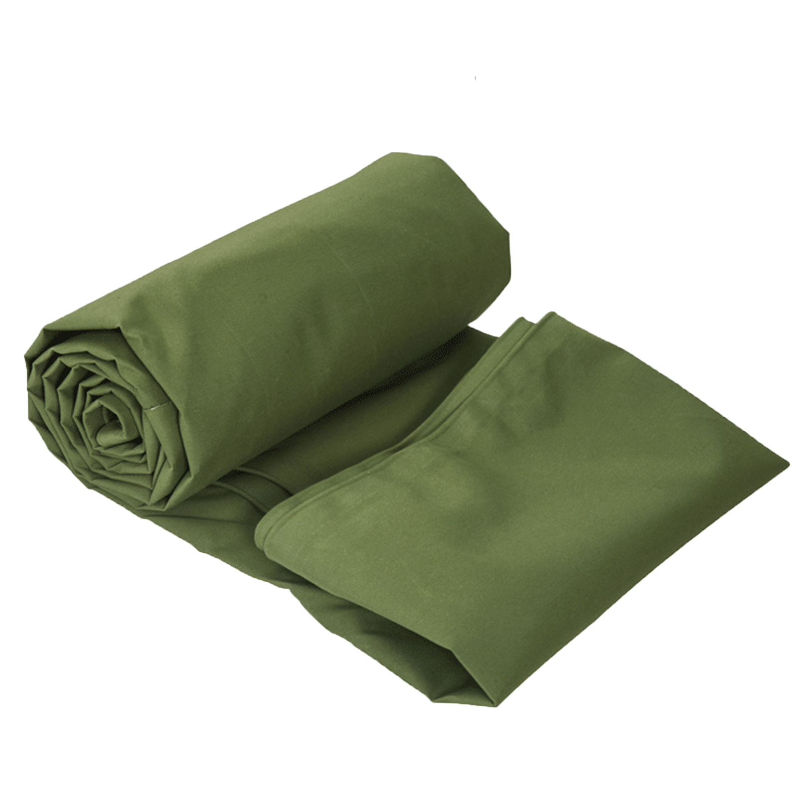 8' x 12' Canvas Tarp 2.4X3.6M Green Cotton Tarpaulin 8X12 FT ...