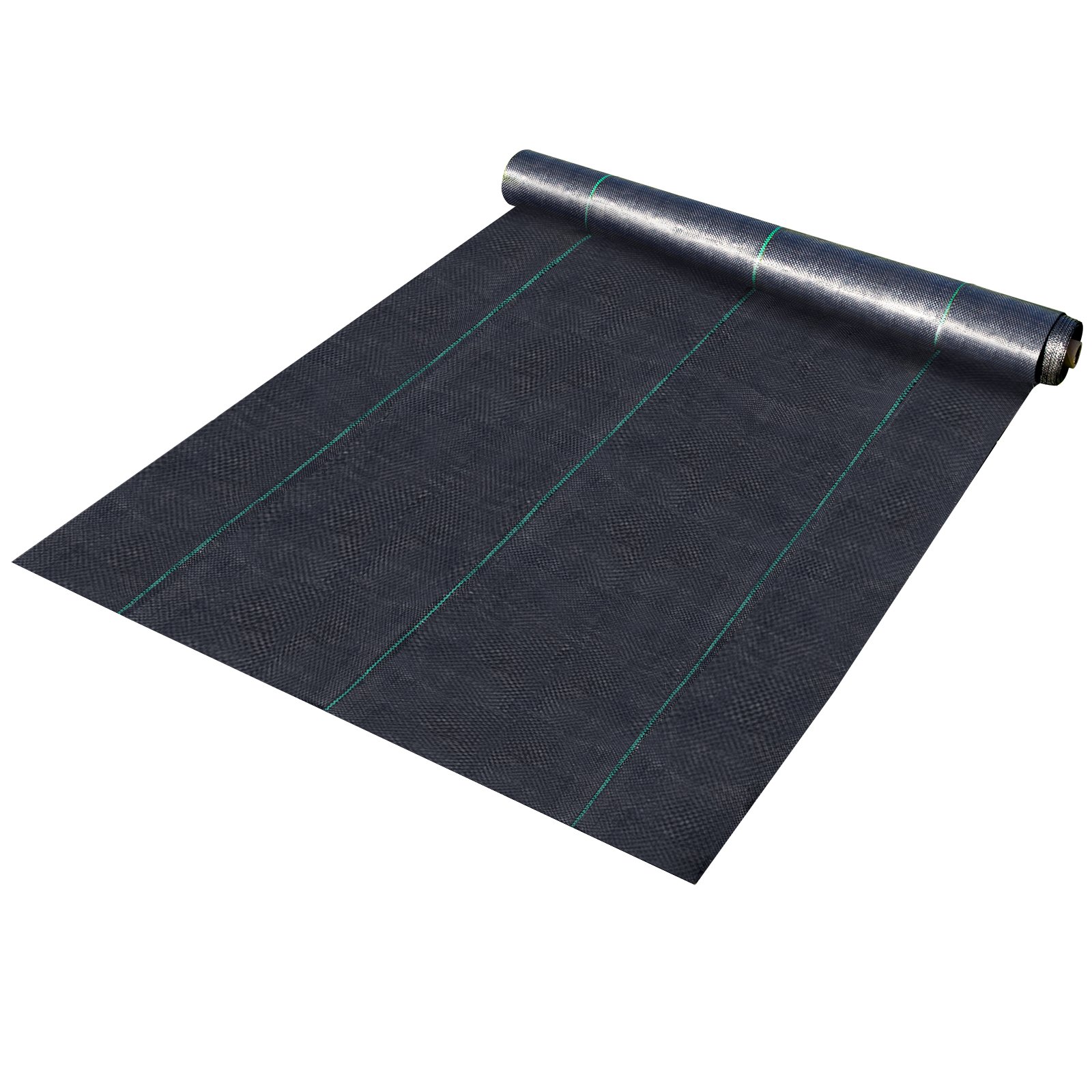 VEVOR 3FTx50FT Premium Weed Barrier Fabric Heavy Duty 5OZ, Woven Weed